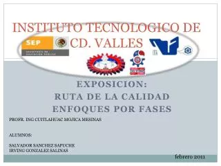 instituto tecnologico de cd valles