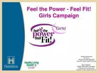 Feel the Power - Feel Fit! Girls Campaign