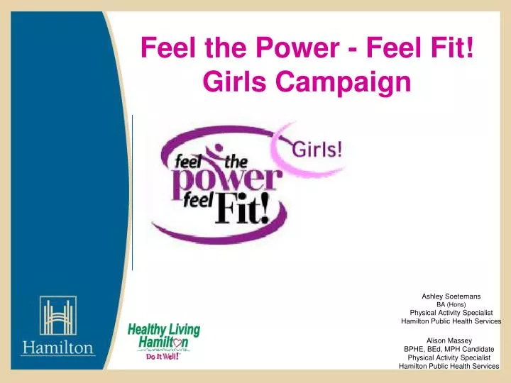 feel the power feel fit girls campaign