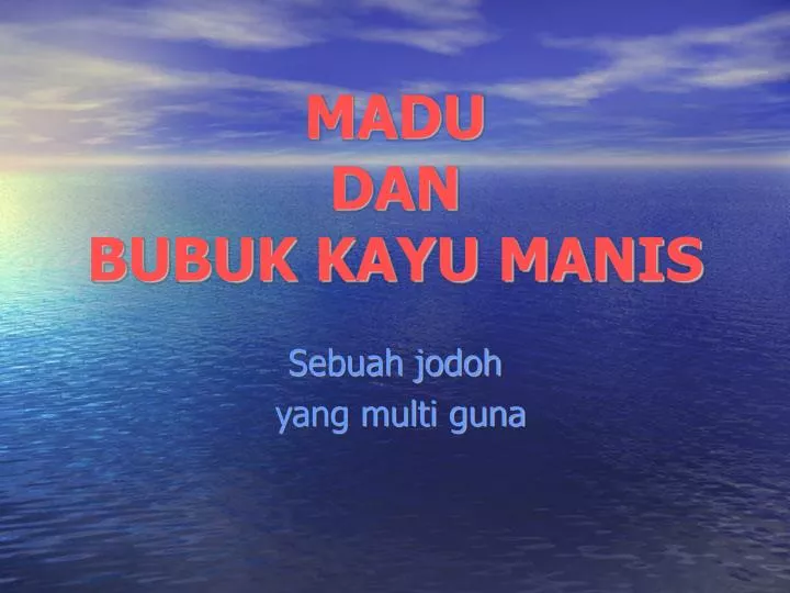 sebuah jodoh yang multi guna