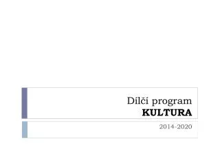 d l program kultura