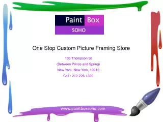 Best Custom Framers NYC – Paintboxsoho.com