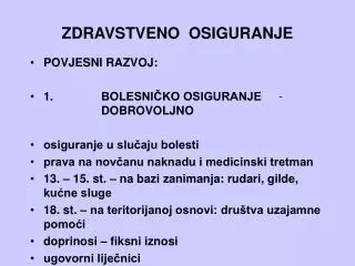 zdravstveno osiguranje