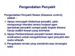 Pengendalian Penyakit - slide 1