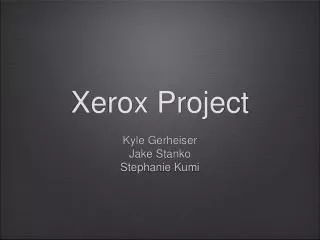 xerox project