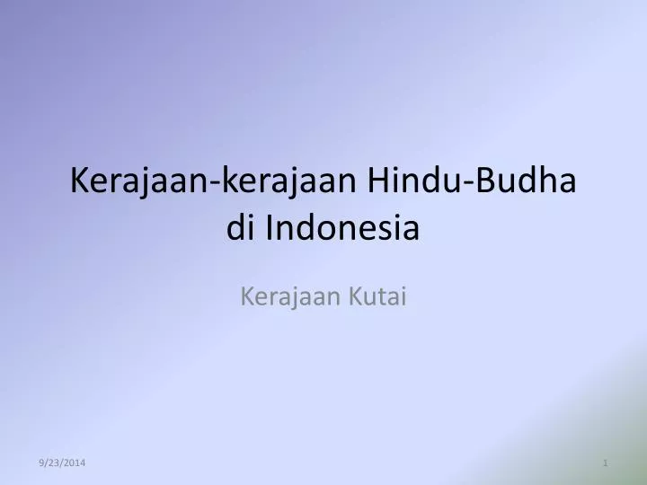 kerajaan kerajaan hindu budha di indonesia