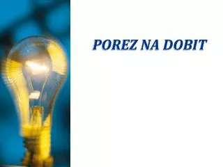 porez na dobit