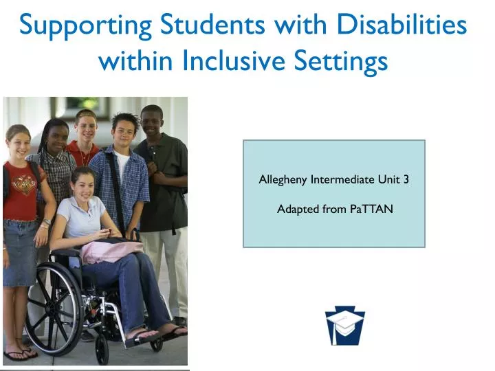 supporting students with disabilities within inclusive settings