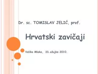 dr sc tomislav jeli prof