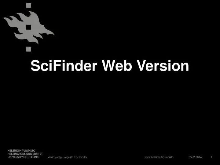 scifinder web version
