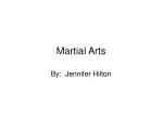 Martial Arts - slide 1