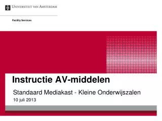 instructie av middelen