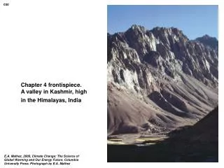 Chapter 4 frontispiece. A valley in Kashmir, high in the Himalayas, India