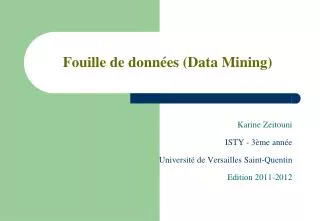 fouille de donn es data mining