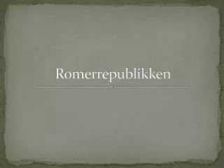 romerrepublikken