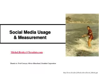 Social Media Usage &amp; Measurement