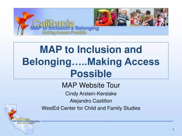 map to inclusion and belonging making access possible