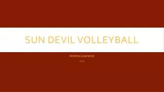 Sun devil volleyball
