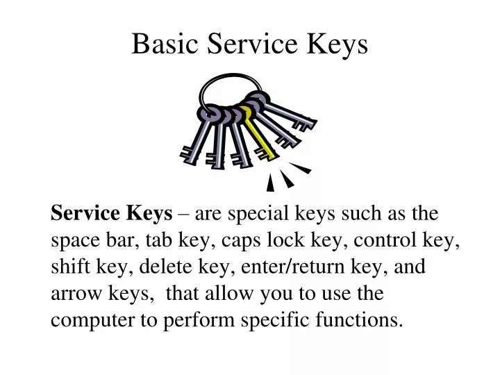 basic service keys