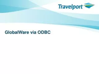 GlobalWare via ODBC