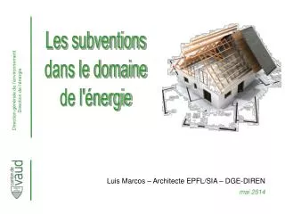luis marcos architecte epfl sia dge diren mai 2014