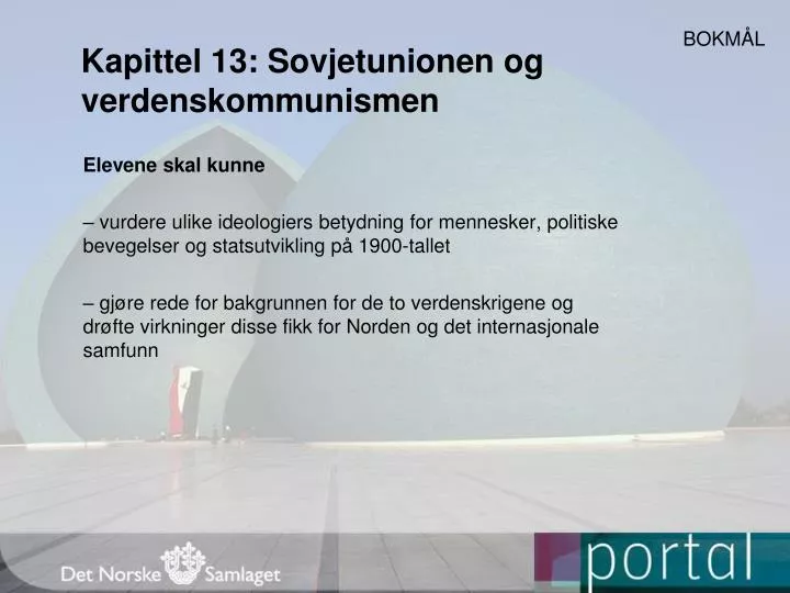 kapittel 13 sovjetunionen og verdenskommunismen