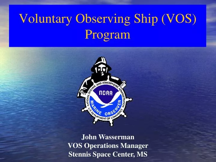 voluntary observing ship vos program