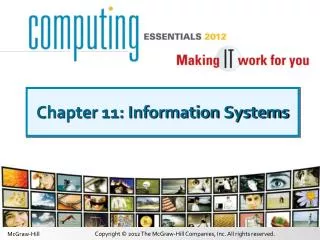 Chapter 11: Information Systems