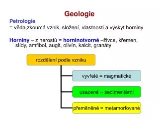 geologie