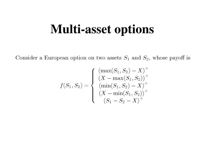 multi asset options