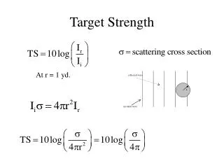 Target Strength