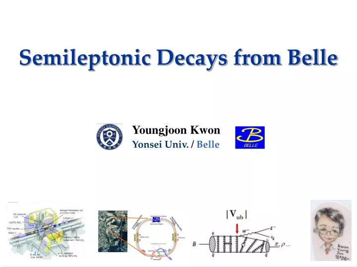 semileptonic decays from belle