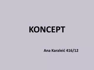 koncept