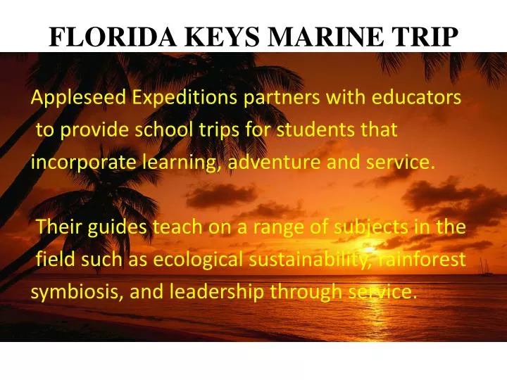 florida keys marine trip