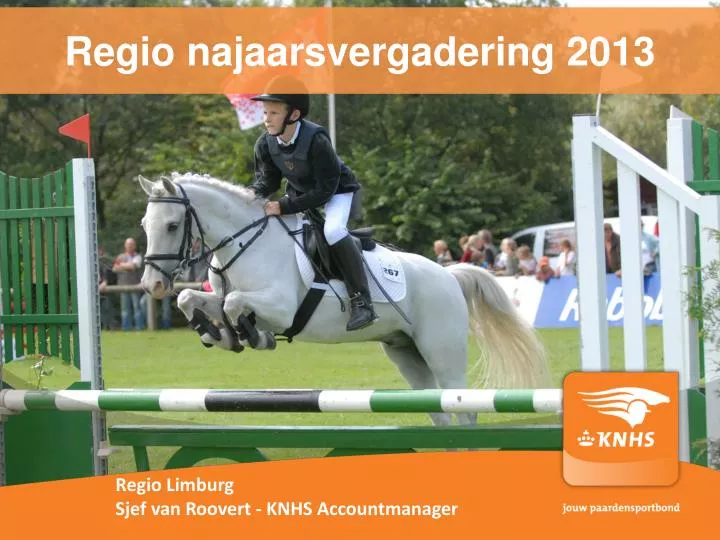 regio najaarsvergadering 2013