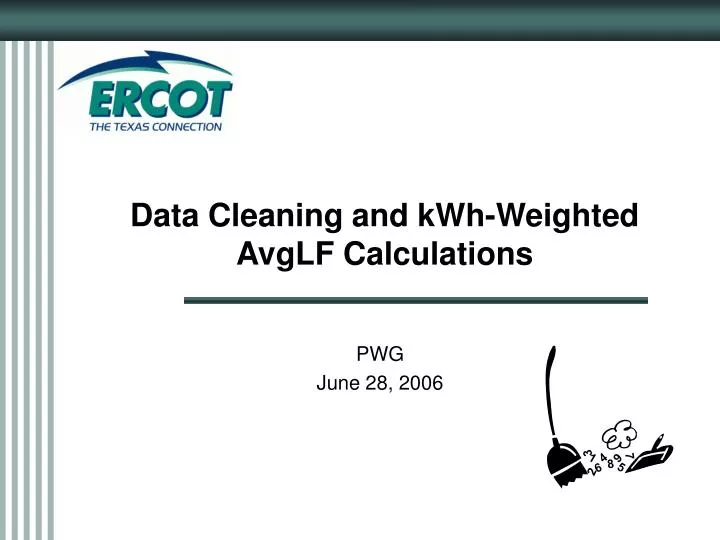 data cleaning and kwh weighted avglf calculations