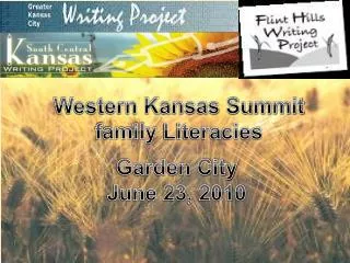 Western Kansas Summit family Literacies