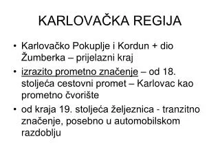 karlova ka regija