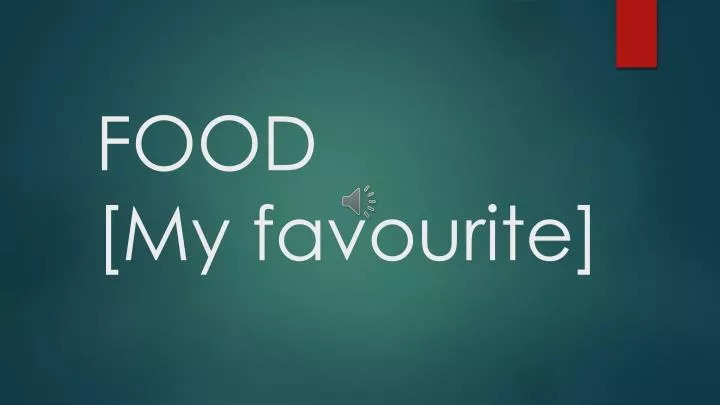 food my favourite
