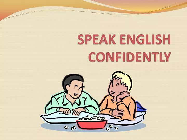 speak english confidently