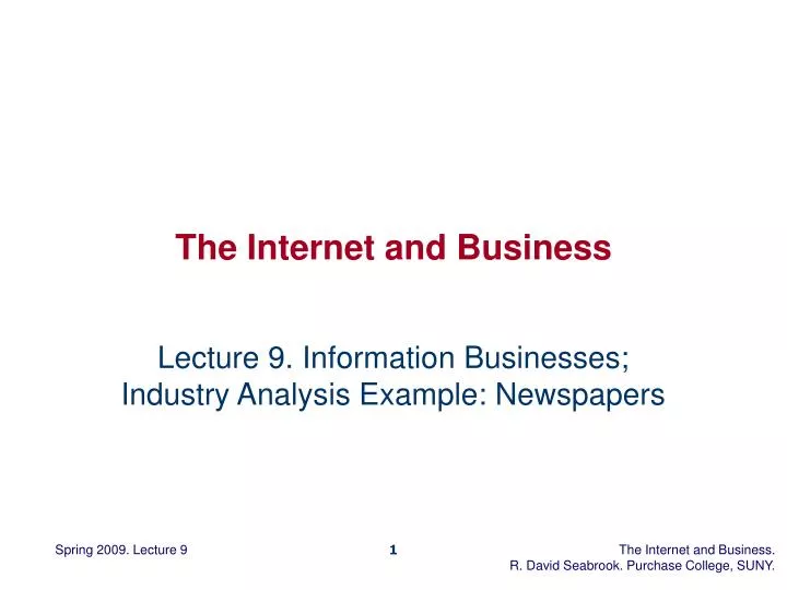 the internet and business