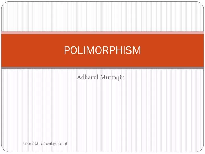 polimorphism