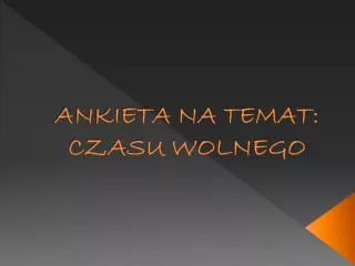 PPT - Pedagogika Czasu Wolnego PowerPoint Presentation, Free Download ...