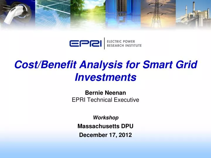 cost benefit analysis for smart grid investments