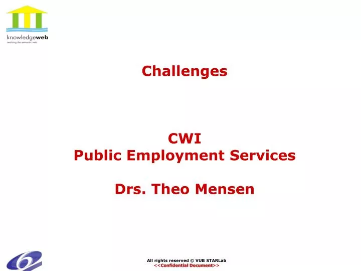 challenges cwi public employment services drs theo mensen