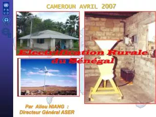 par aliou niang directeur g n ral aser