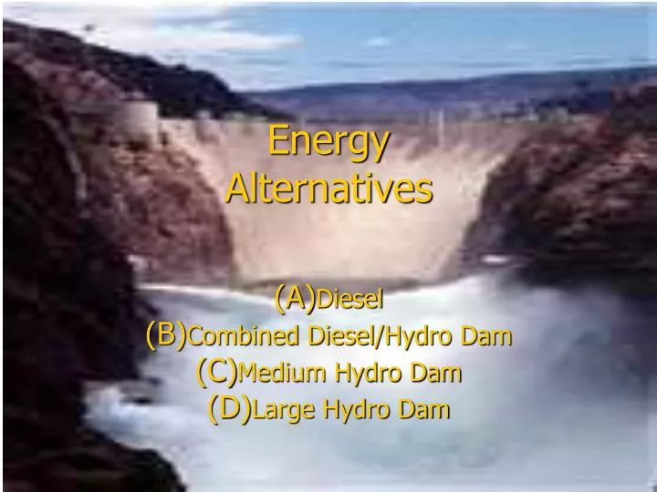 energy alternatives