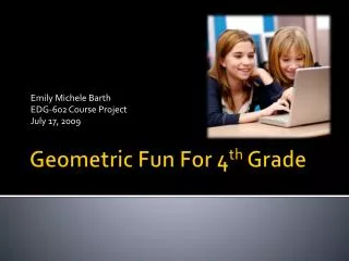 Geometric Fun For 4 th Grade
