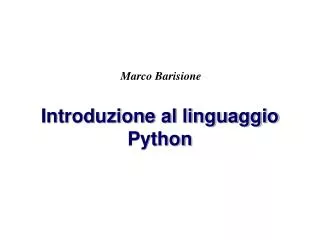 marco barisione