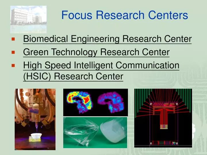 focus research centers